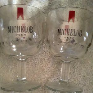 Vintage Michelob Beer Goblet